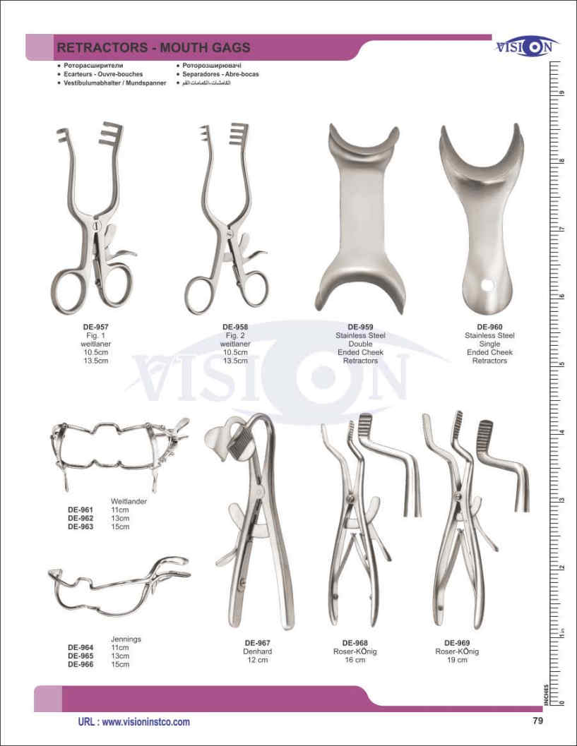 Vision Instruments Company Instruments